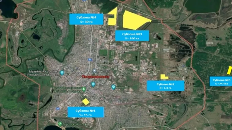 карта СЭЗ "Кызылжар", фото - Новости Zakon.kz от 13.06.2025 09:38