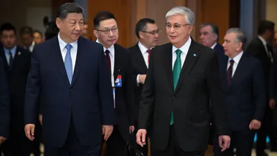 визит в Астану председателя КНР Си Цзиньпина, фото - Новости Zakon.kz от 17.06.2025 11:18
