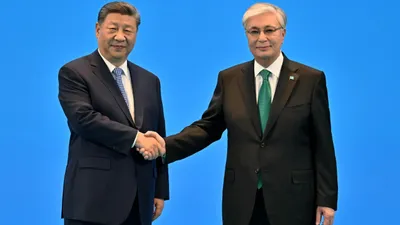 визита председателя КНР Си Цзиньпина в Астану, фото - Новости Zakon.kz от 17.06.2025 12:39