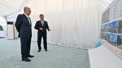 Токаев, проект, Астана, осмотр, фото - Новости Zakon.kz от 19.06.2025 18:37