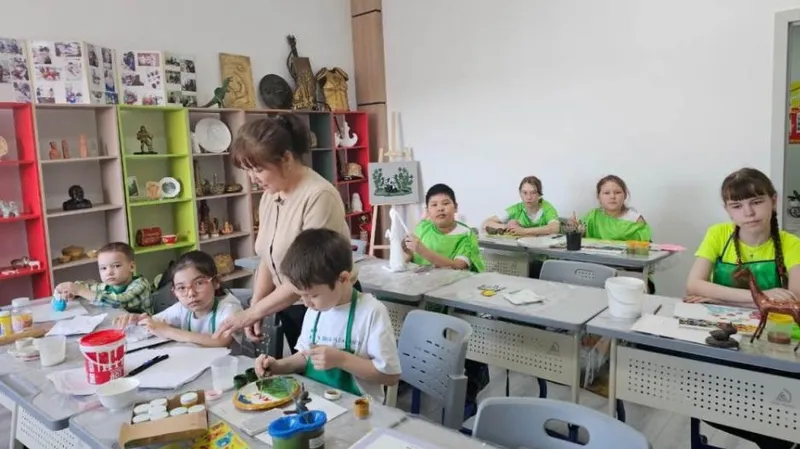 В Зерендинском районе открыт центр искусств для детей