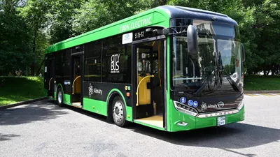 Электробус, акимат, транспорт, дорожное движение, Алматы , фото - Новости Zakon.kz от 21.06.2025 13:43