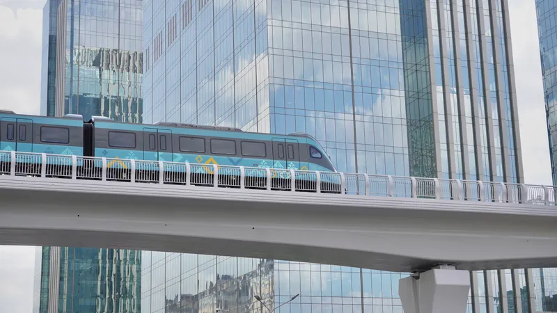 Желіде LRT желісімен жүретін пойыз ішінен түсірілген видео пайда болды