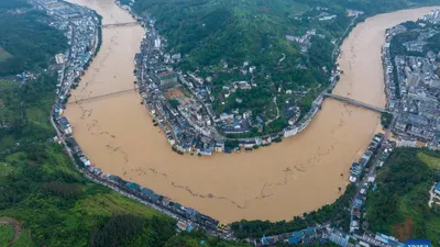 Наводнение в Китае, фото - Новости Zakon.kz от 25.06.2025 14:36