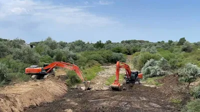 очистка канала в Жамбылской области, вода, хорошие новости, впервые за 40 лет, фото - Новости Zakon.kz от 26.06.2025 10:10