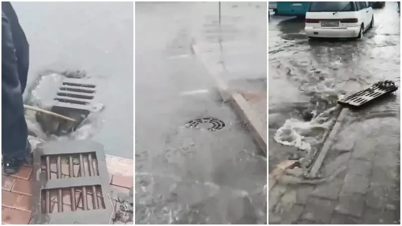 Караганду накрыл ливень: аким опубликовал видео последствий