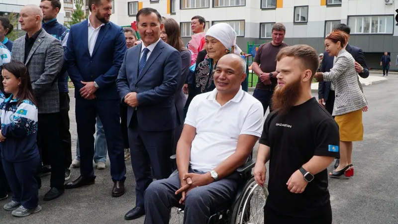 Новые дома за спортивные победы: в Кокшетау паралимпийцам вручили ключи от квартир