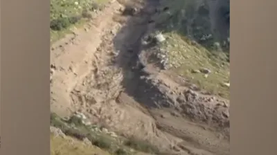 озеро прорвало в Кыргызстане, фото - Новости Zakon.kz от 27.06.2025 20:27