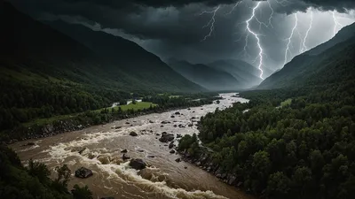 штормовое предупреждение из-за непогоды, фото - Новости Zakon.kz от 28.06.2025 16:56