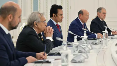 нейрохирурги встретили с президентом Казахстана, фото - Новости Zakon.kz от 28.06.2025 14:20