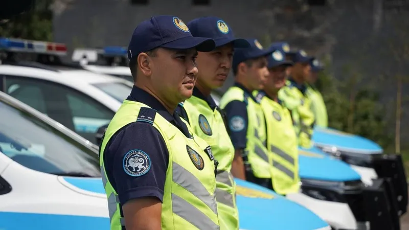 Полиция Алматы показала автомобили, задолжавшие миллионы