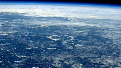 вид из космоса на кратер, фото - Новости Zakon.kz от 01.07.2025 15:50