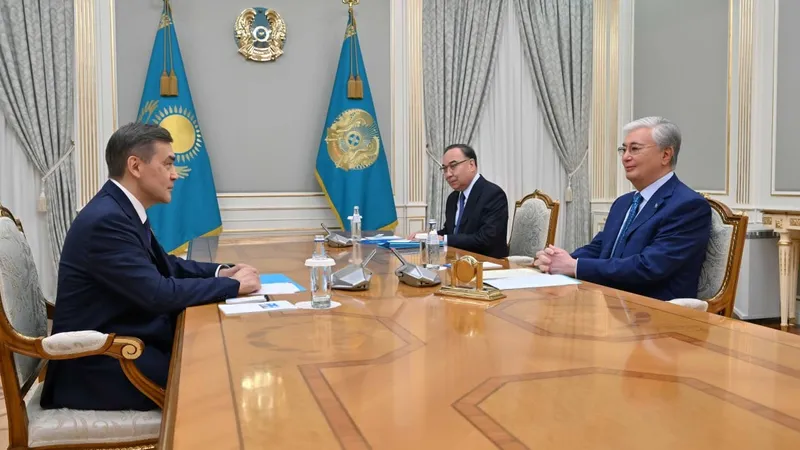 Токаев принял генерального секретаря ШОС