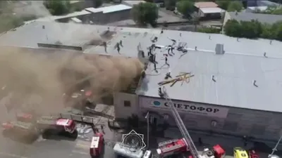 пожар в Семее, фото - Новости Zakon.kz от 01.07.2025 19:47