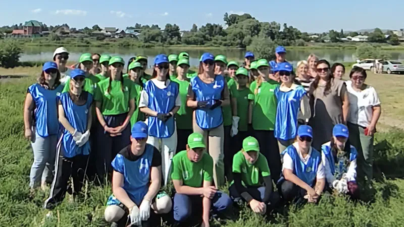 В Шемонаихе прошла экологическая акция в рамках программы "Таза Қазақстан"