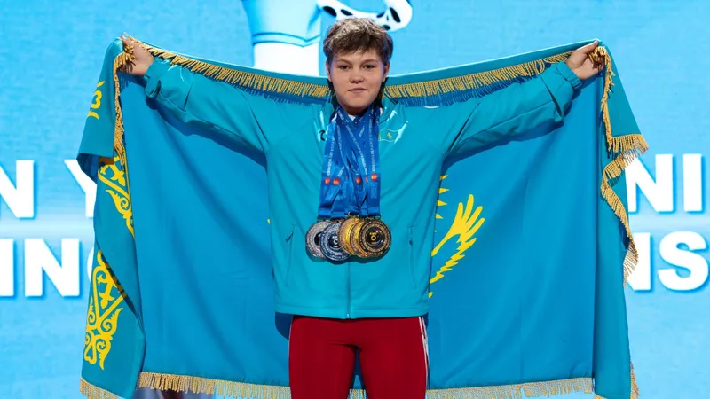 Юная тяжелоатлетка из Казахстана стала чемпионкой Азии