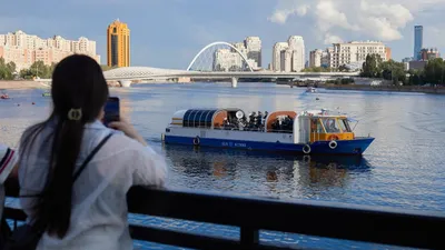 Река Есиль, Астана, фото - Новости Zakon.kz от 06.07.2025 09:54