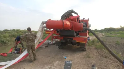 Кызылординская область, засуха, МЧС, фото - Новости Zakon.kz от 15.07.2025 16:31