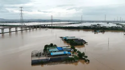 Южная Корея, наводнение , фото - Новости Zakon.kz от 20.07.2025 09:31