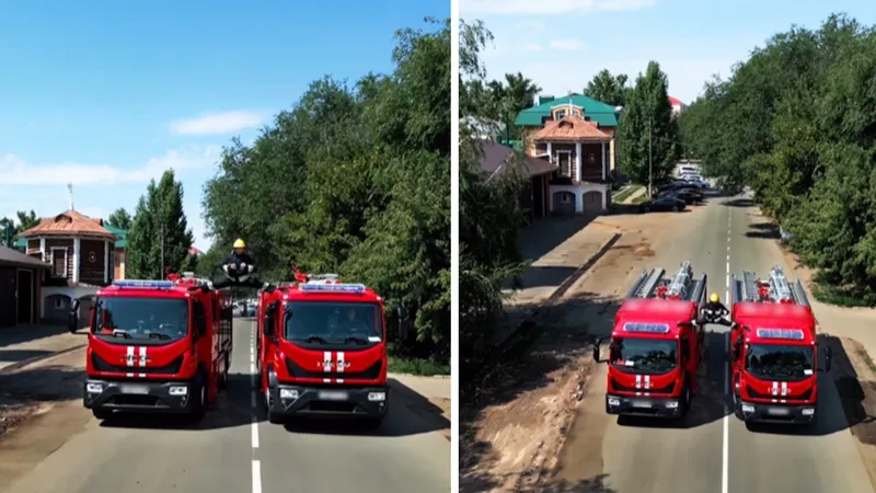 Как в кино: казахстанский спасатель повторил шпагат Ван Дамма