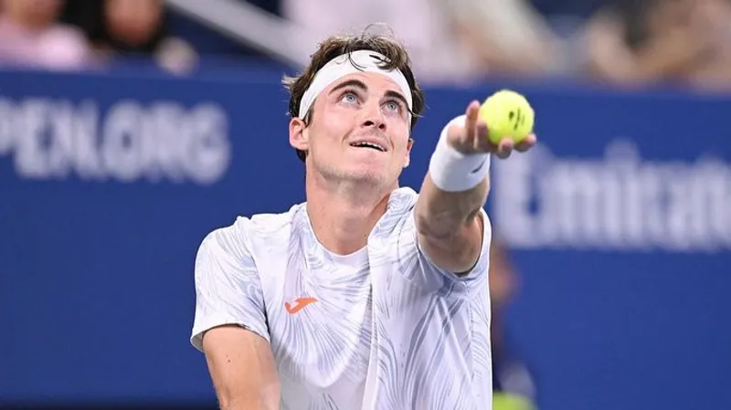 Матч турнира в Финляндии печально закончился для казахстанского теннисиста