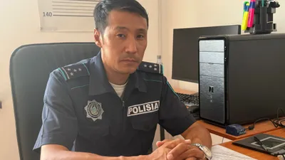 Участковый полицейский Нурлыбек Таутекин, Атырауская область, адал азамат, фото - Новости Zakon.kz от 23.07.2025 11:49