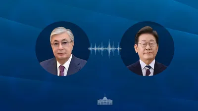 президенты Казахстана и Кореи, разговор, приглашение, политика, фото - Новости Zakon.kz от 23.07.2025 12:49