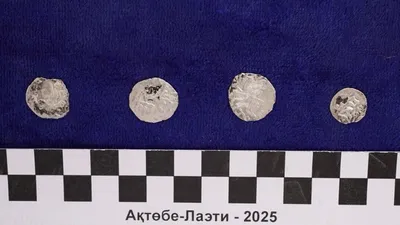 серебряные монеты времен Золотой Орды, Атырау, археология , фото - Новости Zakon.kz от 25.07.2025 01:11