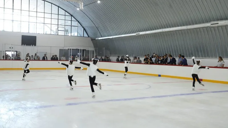 В Мангистау открылся первый ледовый комплекс