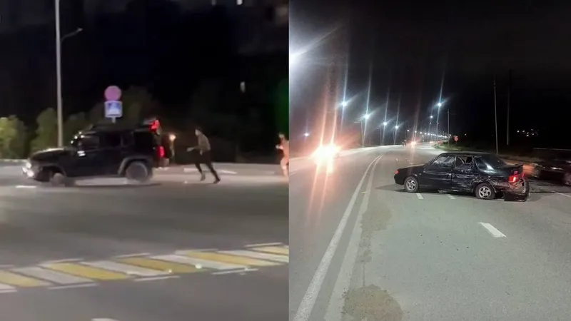 ДТП и побег в стиле GTA устроил пьяный водитель в Костанае