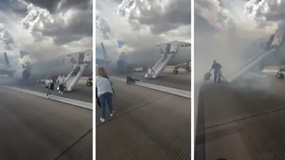 США, пожар, самолет, аэропорт, фото - Новости Zakon.kz от 27.07.2025 10:00