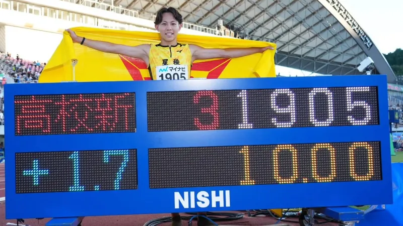 16-летний японский школьник пробежал спринт за рекордные 10 секунд