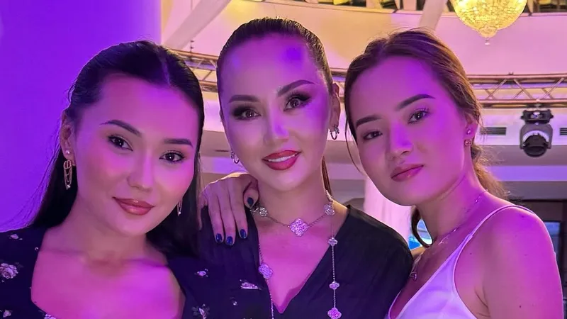 Новая фотография младших дочерей Баян Алагузовой восхитила казахстанцев