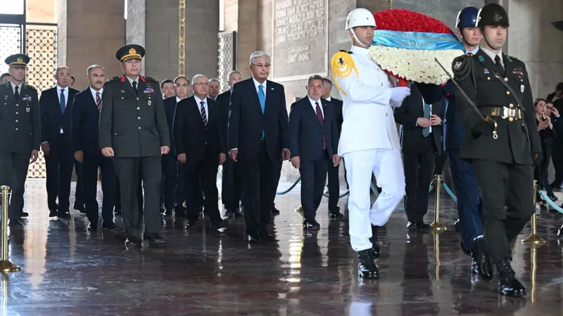 С чего начался официальный визит Токаева в Турцию