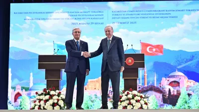 президенты Казахстана и Турции, фото - Новости Zakon.kz от 29.07.2025 23:02