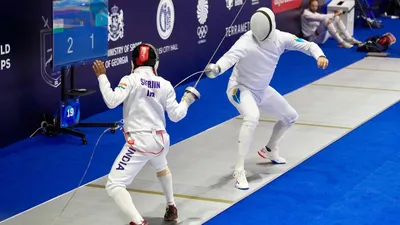 Фехтование Победа Казахстана, фото - Новости Zakon.kz от 29.07.2025 15:02