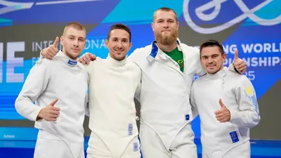 Фехтование Бронза ЧМ, фото - Новости Zakon.kz от 30.07.2025 17:49