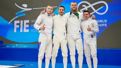 Фехтование Полуфинал Шпага Команда, фото - Новости Zakon.kz от 30.07.2025 14:21