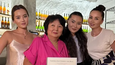 блогер Айару Бакытбек, мама Гульжамал Мухитденова, блогер Айсауле Бакытбек, продюсер Баян Алагузова, , фото - Новости Zakon.kz от 31.07.2025 14:33