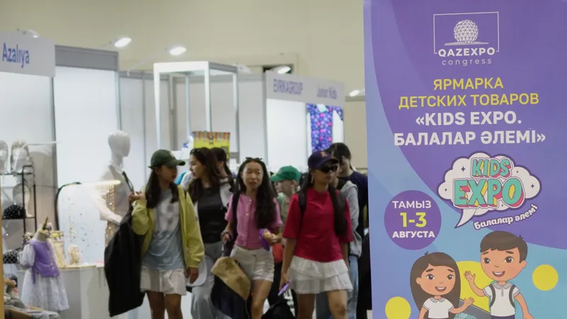 Ярмарка детских и школьных товаров "Kids EXPO. Балалар әлемі" стартовала в Астане