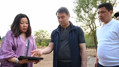 Дархан Сатыбалды, акимат, Алматы, парк , фото - Новости Zakon.kz от 02.08.2025 20:07