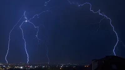 Небо, ночь, молния, фото - Новости Zakon.kz от 03.08.2025 08:55