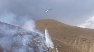 пожар, Алматинская область, фото - Новости Zakon.kz от 03.08.2025 17:00