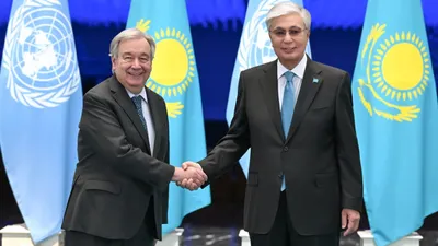 Токаев провел переговоры с Генеральным секретарем ООН Антониу Гутерришем, фото - Новости Zakon.kz от 03.08.2025 13:16