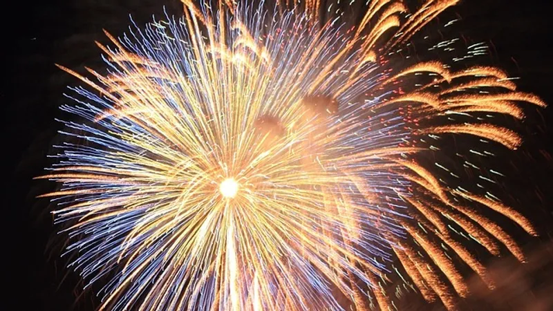 Пожар и взрывы: баржа с фейерверками вспыхнула в Японии