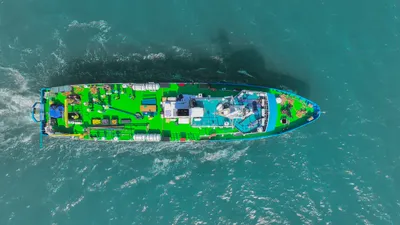 Каспийское море, судно, фото - Новости Zakon.kz от 06.08.2025 18:25