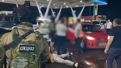 спецназ, АЗС, задержание, фото - Новости Zakon.kz от 06.08.2025 10:52