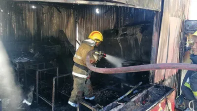 пожар в Талдыкоргане, фото - Новости Zakon.kz от 06.08.2025 19:47