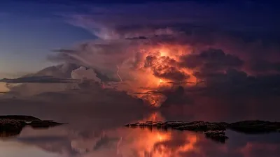 штормовое предупреждение, фото - Новости Zakon.kz от 12.08.2025 20:02