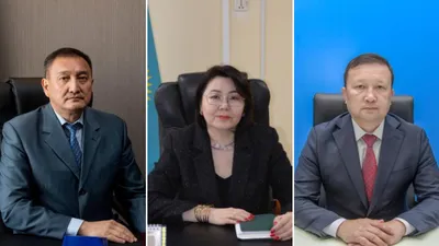 замакима Алматинской области Болат Куренбеков, руководитель Управления образования Алматинской области Салтанат Беспаева, руководитель Управления внутренней политики Алматинской области Ерик Абитов, фото - Новости Zakon.kz от 12.08.2025 09:17
